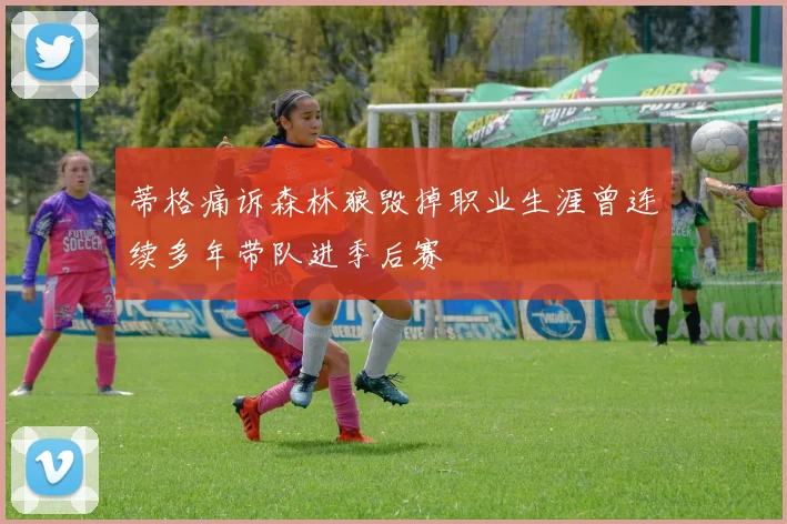 蒂格痛诉森林狼毁掉职业生涯曾连续多年带队进季后赛